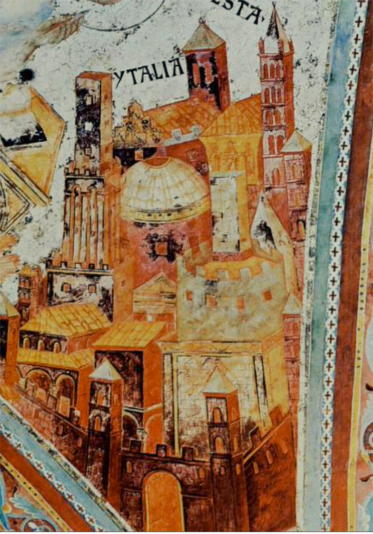 Cimabue, particolare da "I quattro evangelisti" - Assisi