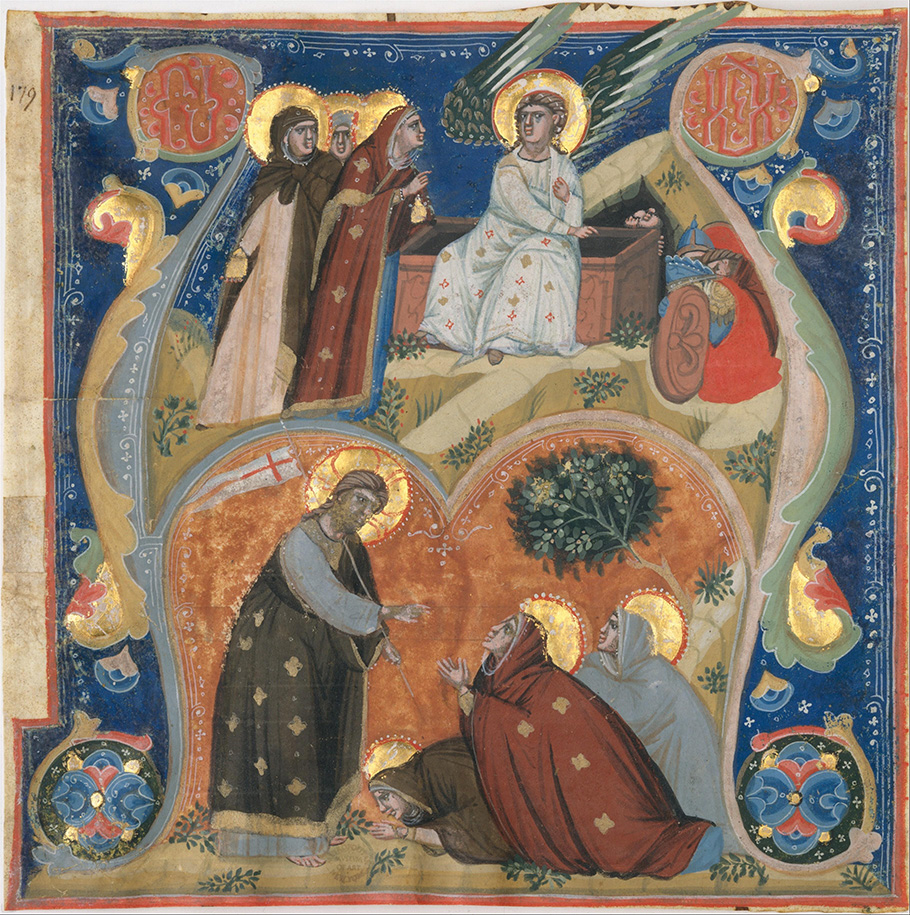 Scene di Pasqua da un antifonario del 1300