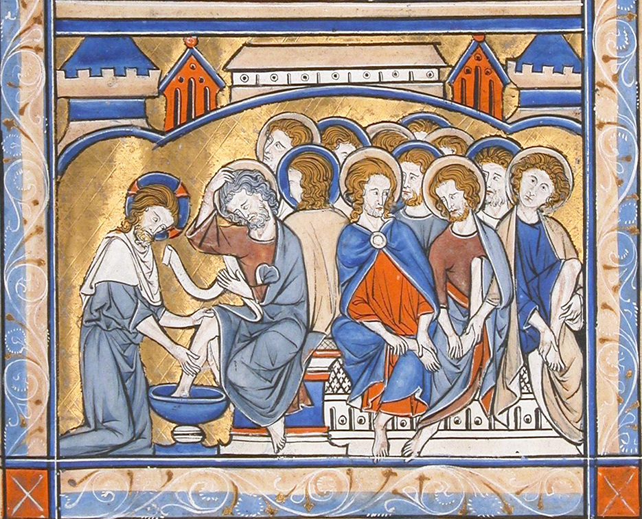 Parte d'illustrazione da un manoscritto del XIII secolo