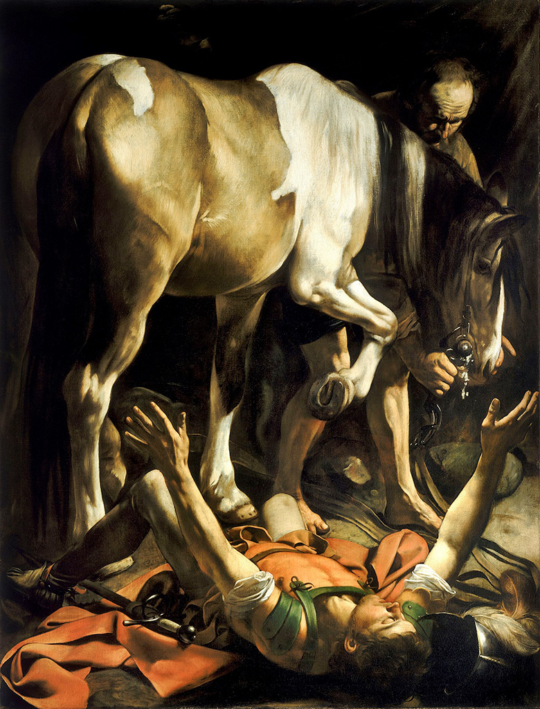 Caravaggio - La conversione di San Paolo sulla via di Damasco